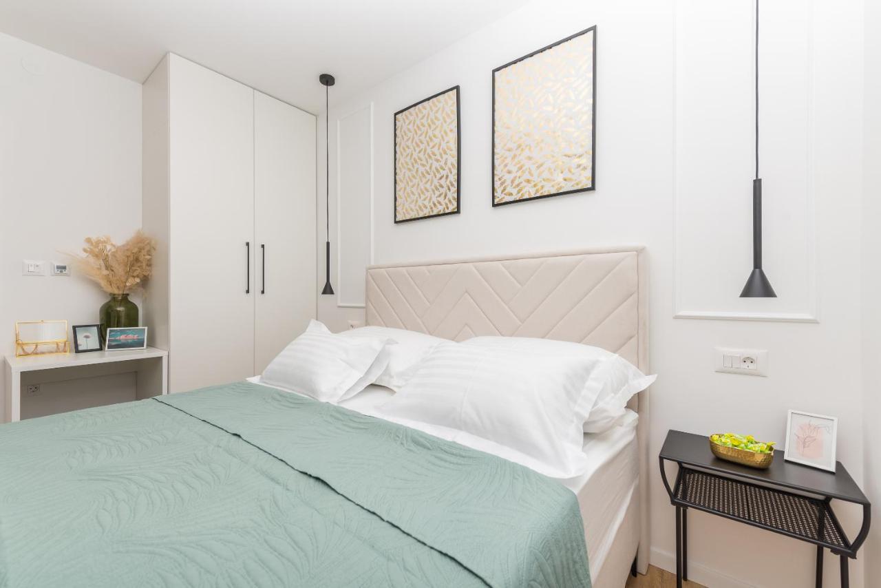 Studio Apartment Bianco, Near Beach, Free Parking, Wi-Fi มาคาร์สกา ภายนอก รูปภาพ